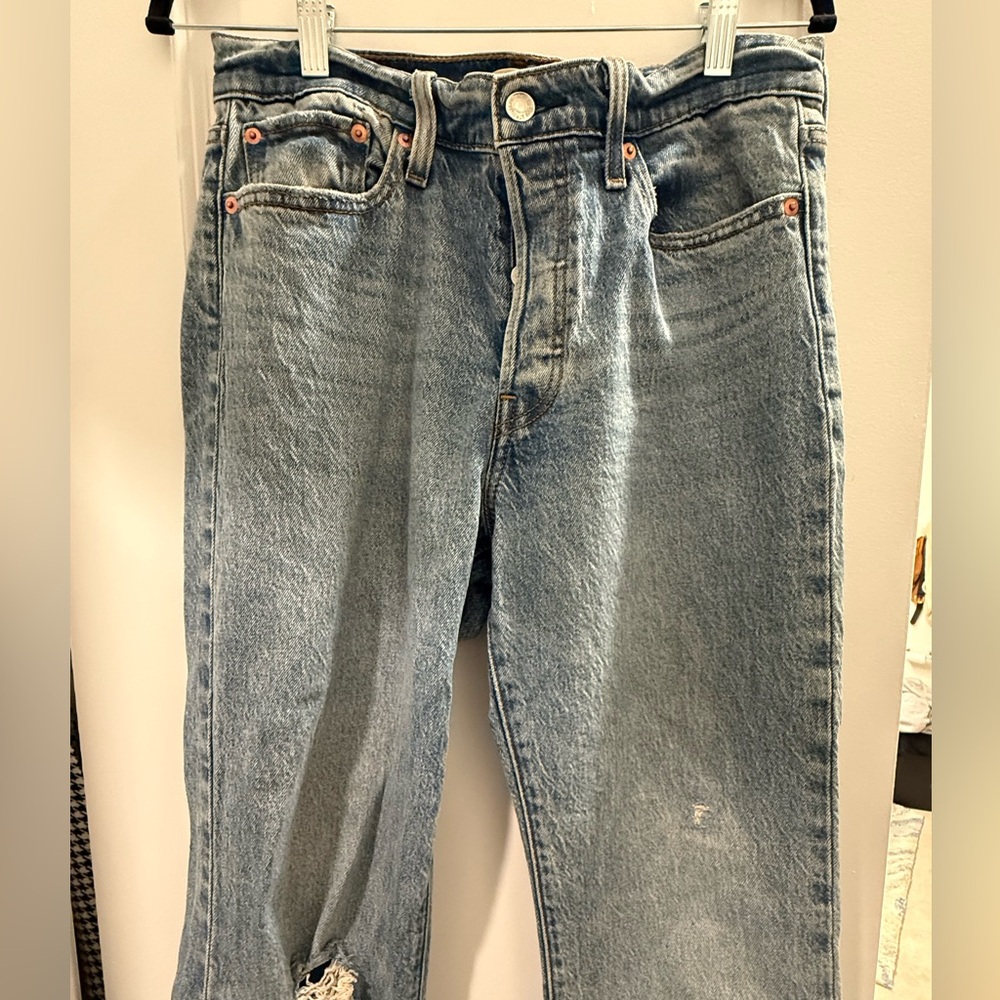 Levi's Light Blue Wedgie Bootcut High Rise Jeans